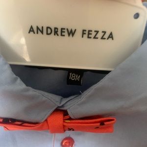 Andrew Fezza/ short set/ 18M / orange & blue